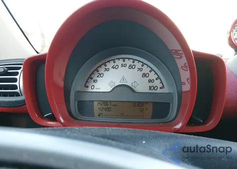 2009 Smart Fortwo Brabus/Passion/Pure из США, поврежденный, VIN WMEEJ31X89K234163